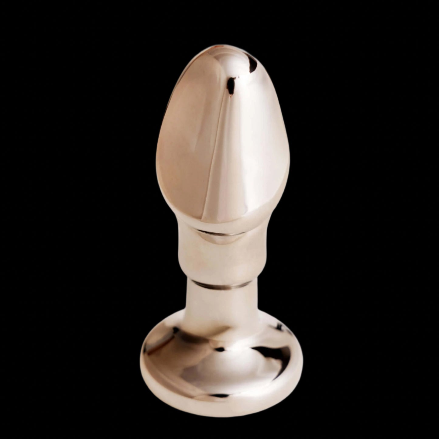 Black Opal Glass Dildo with Rechargeable Vibrator