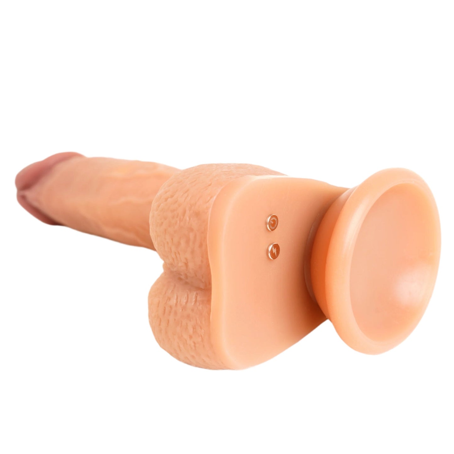True Sensation App Controlled Vibrating Thrusting Heating Realistic 7 inch Dildo