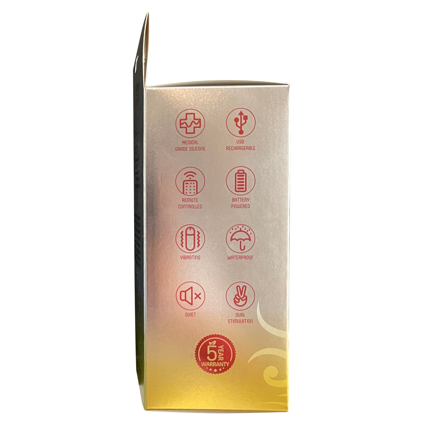 Flutter PlugOn Wearable Panty Vibe & Anal Plug with Penis Access