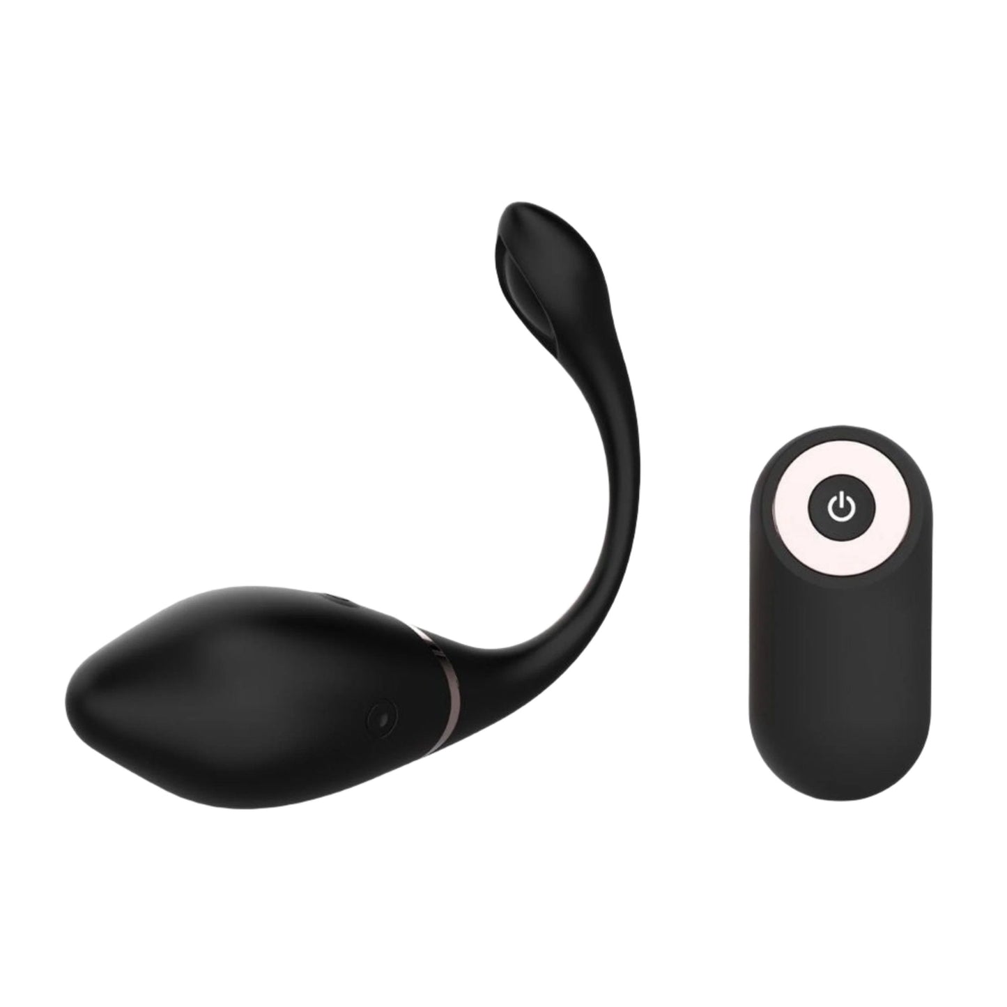 Ovum Rechargeable Black Silicone Egg Vibe Sublime Side
