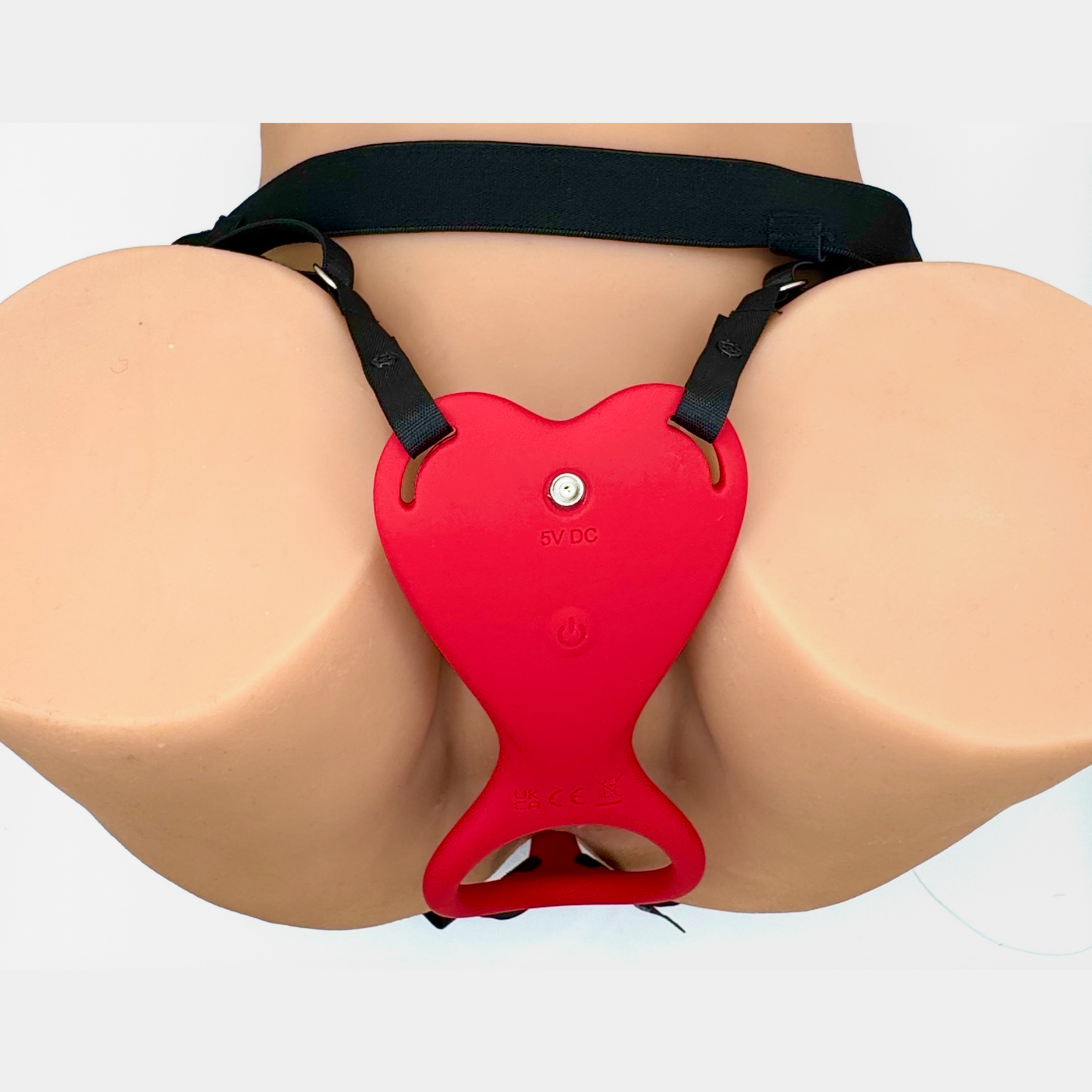 Flutter PlugOn Wearable Panty Vibe & Anal Plug with Penis Access