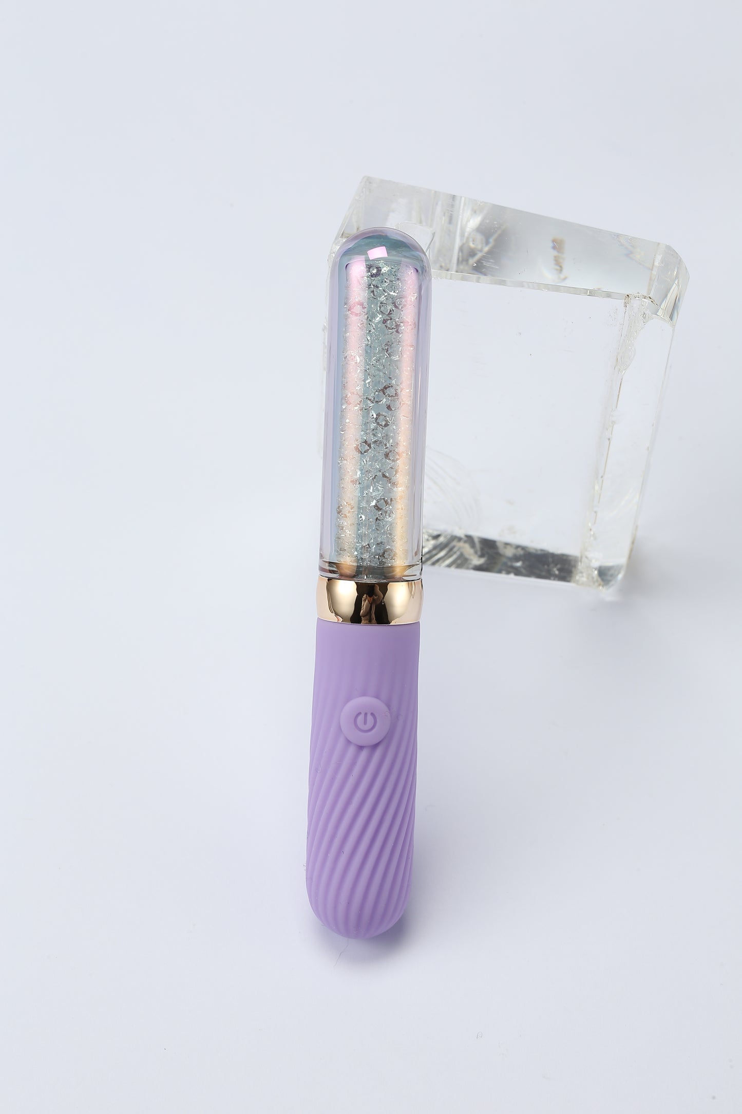 DIAMOND GLITTER  POWERED Eco-friendly Glass Adult Toy