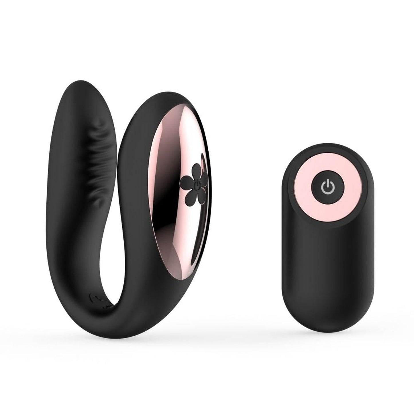 Sec Duo Rechargeable Black Silicone Couples Vibe Sublime Front